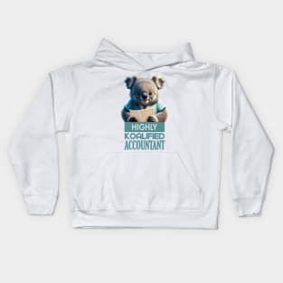 Just a Highly Koalified Accountant Koala 3 Kids Hoodie